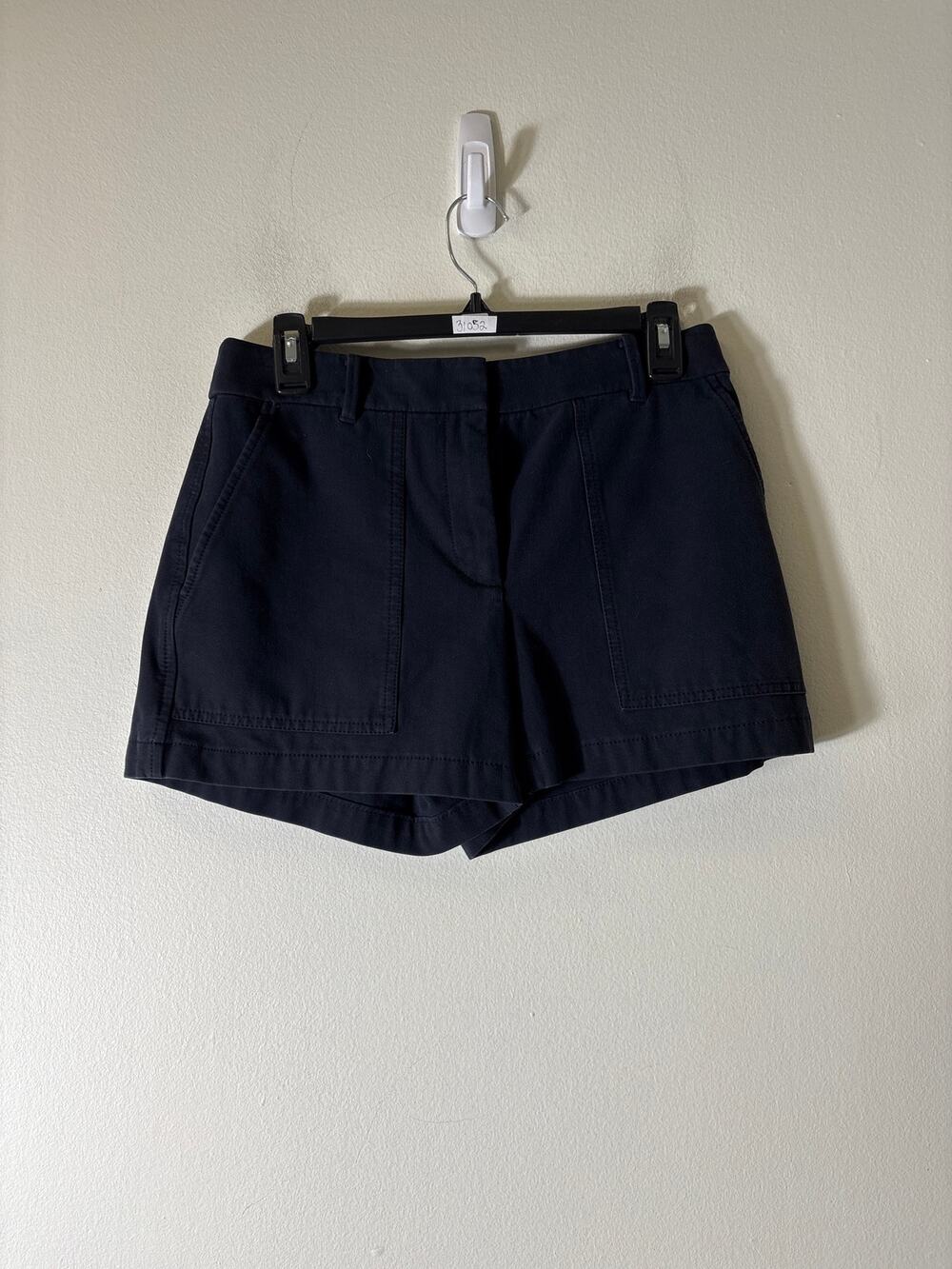 Ann Taylor Navy Cotton Short Shorts Sz 4